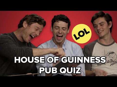 The House of Guinness Cast Take a Pub Quiz - Louis Partridge, James Norton, Anthony Boyle