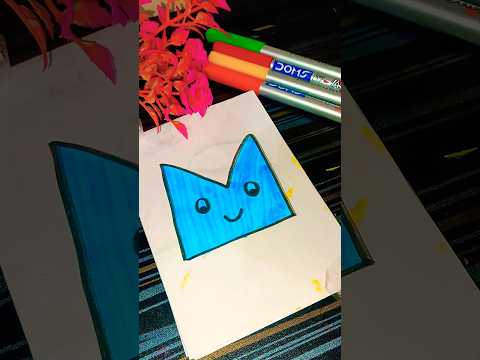 🩵🎨#art #artscraft #artandcraft #shorts #shortvideo #ytshorts #satisfying #viral #drawingideas