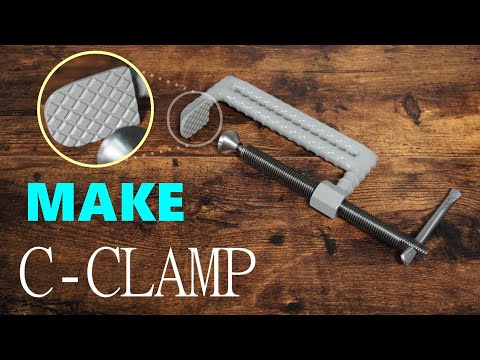 How to make a heavy duty C CLAMP - Precision made by hand