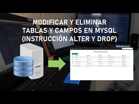 Instrucción ALTER Y DROP - Modificar y Eliminar Tablas y Campos en MySQL -  Clase 4