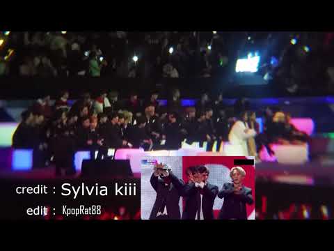 171201 EXO(엑소) Wanna One(워너원) etc. reaction to BTS(방탄소년단) - MIC DROP(Remix Ver) @MAMA