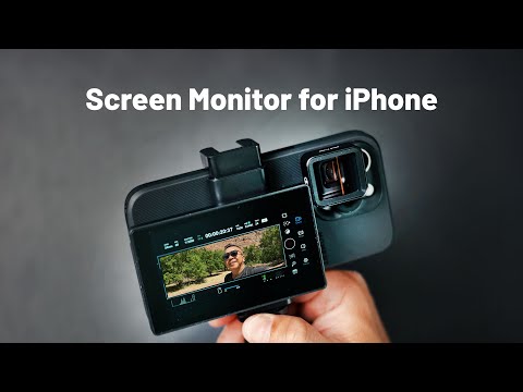 Yes, this is a wireless monitor for your iPhone (Newmowa Phone Monitor)