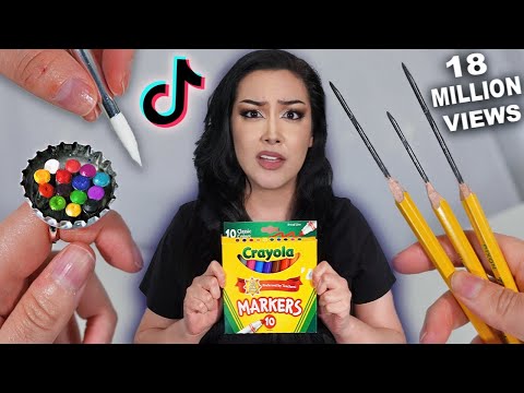 I Tested UNHINGED Viral Art Supplies &amp; Techniques
