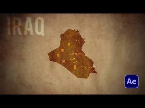 Create a Map Explainer in After Effects with Free Assets (PART 1)