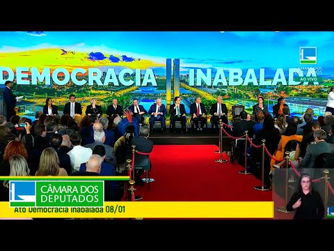 Ato do Congresso para marcar um ano do 8 de Janeiro - 08/01/2024