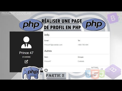 Tutoriel PHP : Création d'une Page de Profil et Édition de Profil avec PHP et MySQL Partie 2