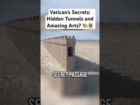 Vatican's Secrets: Hidden Passages & Amazing Art? 🏛️🎨 #vatican #building #secret