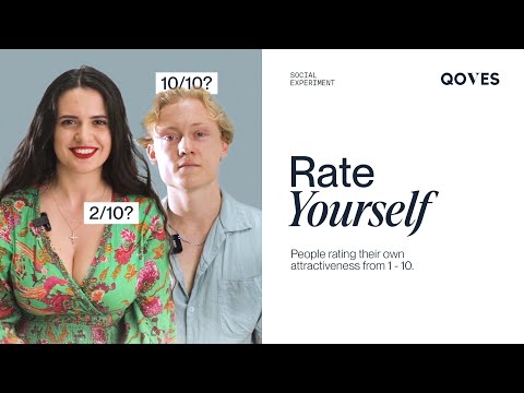 30 People Rate Their Own Attractiveness From 1 - 10 | Social Experiment