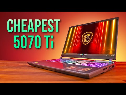 Cheapest RTX 5070 Ti Gaming Laptop has a Problem - MSI Vector 16 Review