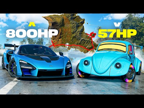 800HP Hypercar vs 57HP Beetle in The Crew Motorfest!