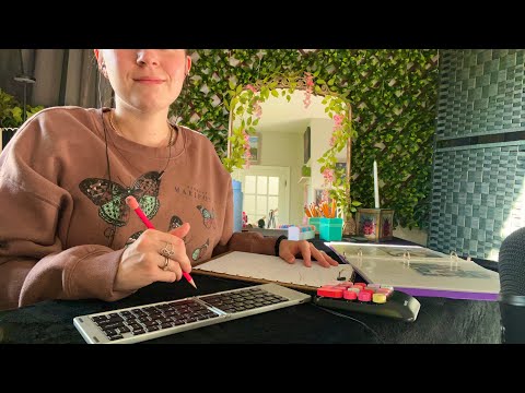 ASMR Banking Call Center Role Play | Typing, Writing, Paper Shuffling, Soft Spoken