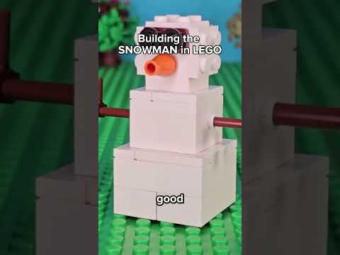 I built the SNOWMAN in LEGO... ⛄ (99 Nights in the Forest)