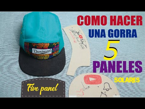 HOW TO MAKE A 5-PANEL SOLAR CAP STEP BY STEP FOR BEGINNERS how to make a five-panel cap