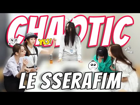 30 minutes of LE SSERAFIM being CHAOTIC