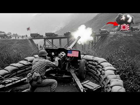 Japanese Couldn't Believe He Fired a Cannon Alone — Until 7 Trucks Vanished in Smoke