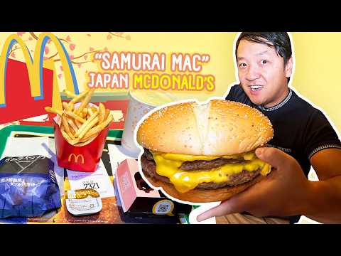 McDonald’s SAMURAI Mac Burger & 22 Course ULTRA Luxury Japanese Surf & Turf Kaiseki Dinner in Tokyo