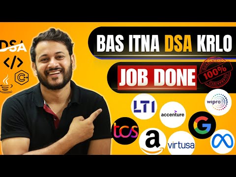 How Much DSA Is Required To Get 10 - 20 LPA | DSA For Company Wise ? | Genie Ashwani