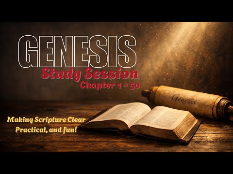 Genesis Study Session (Chapters 1–50) | Full Book + Bonus Discussion