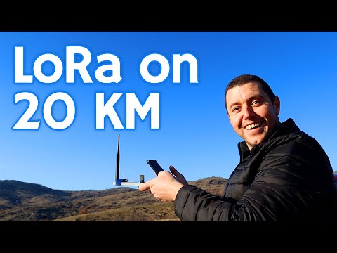 Testing the RYLR993 LoRa module communication range with open line of sight! Amazing results!