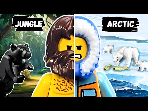 Lego Minifigure Vs. Every Habitat