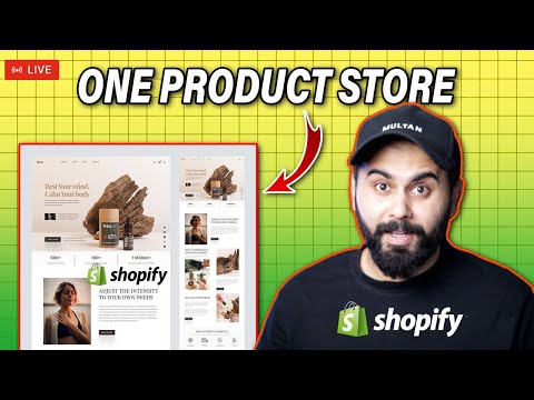 How to Create One Product Shopify Store