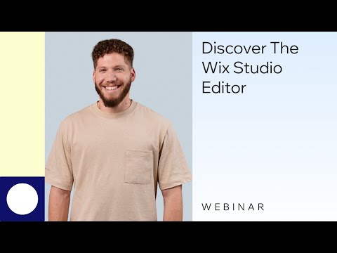 Wix Studio | Webinar: Discover the Wix Studio Editor