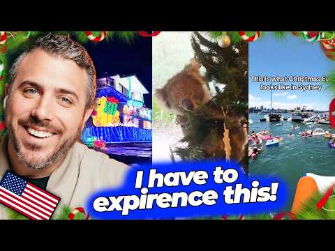 American Reacts to AUSSIE CHRISTMAS...I’m so JEALOUS 🎅☀️