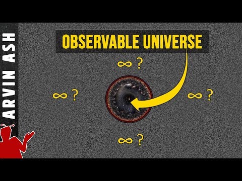 Visualizing infinity. Is the universe infinite? the largest scales