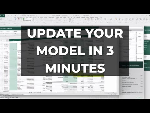 Update Your Financial Model In 3 Minutes or Less! [MUSIC VIDEO]