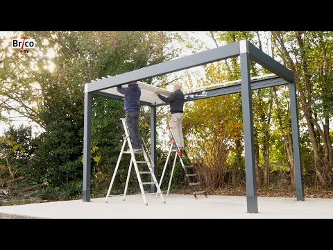 Installing a bioclimatic pergola kit - DIY with Robert