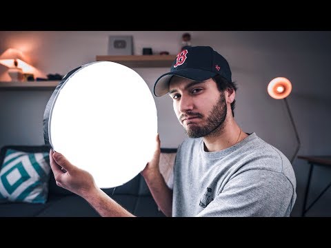 $40 DIY CAKE PAN LIGHT... Better than a $1000 video light?!?