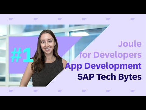 Application Development with SAP Joule for Developers