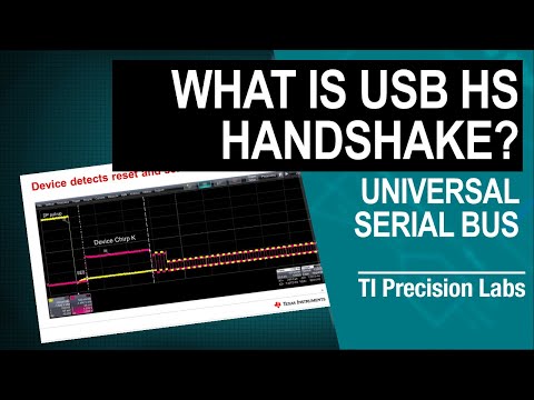 What is the USB 2.0 high-speed detection handshake?