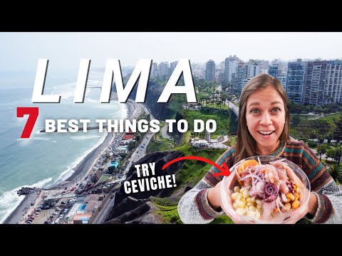 ONE DAY IN LIMA TRAVEL GUIDE (PERUVIAN FOOD, MIRAFLORES, KENNEDY PARK) // PERU TRAVEL VLOG