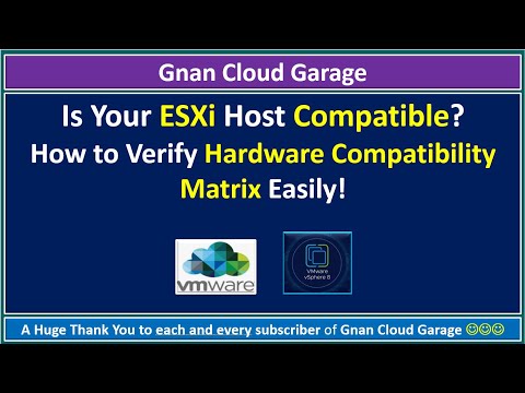 Is Your ESXi Host Compatible? How to Verify Hardware Compatibility Matrix Easily!