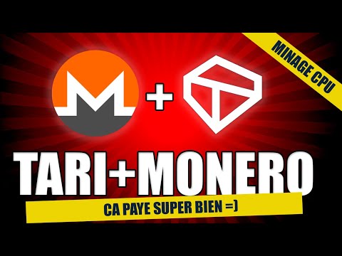 MINER du TARI+MONERO en 2025: ca paye ! minage cpu rentable