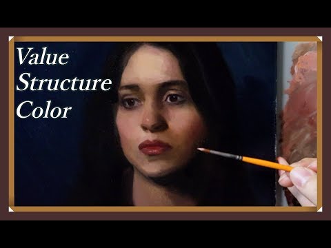 Portrait Painting Tutorial | PAINT like SCULPTURE - Real Time
