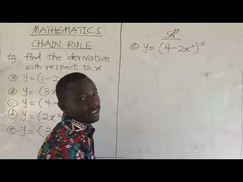 CALCULUS (The steps involved in differentiations under Chain rule)