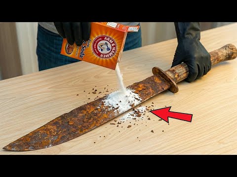 Few people know this hidden restoration method for Old Rusty Knives… From Trash to Treasure!