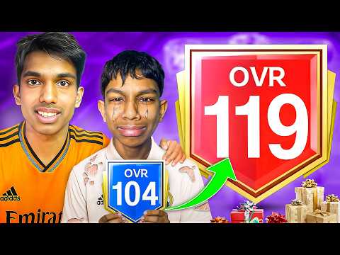 I Upgraded My Brother's OLD Account to MAX Ovr! - FC Mobile