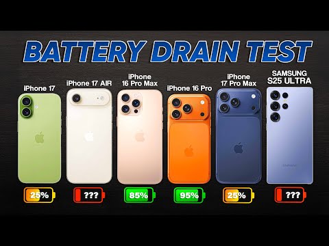 iPhone 17 Series Ultimate Battery Drain Test🤯