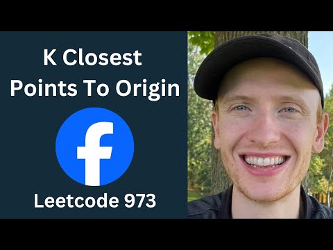 K Closest Points to Origin - Leetcode 973 - Heaps (Python)