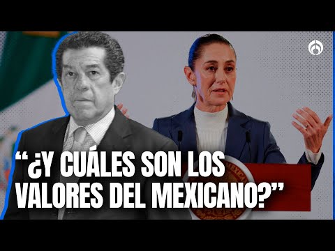 Sheinbaum habla de valores pero... ¿Cuáles son los valores mexicanos?, cuestiona Rafael Cardona