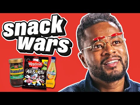 Patrice Evra Tries British & French Snacks | Snack Wars