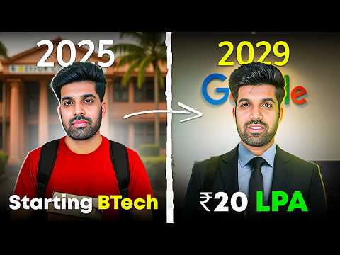 4 Year BTech RoadMap that GUARANTEES ₹15+ LPA Job