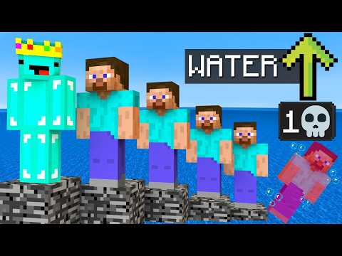 Minecraft But, Every Time A Player Dies Water Rises...