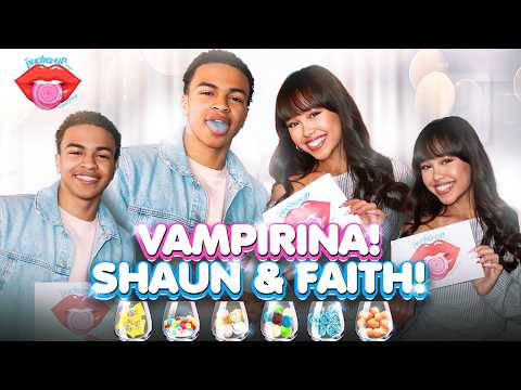 VAMPIRINA CAST SHAUN & FAITH! Dhar Mann, Kenzi, S2?! PUCKER UP!