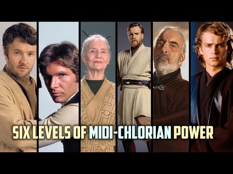 The Six Levels of Midichlorians Density