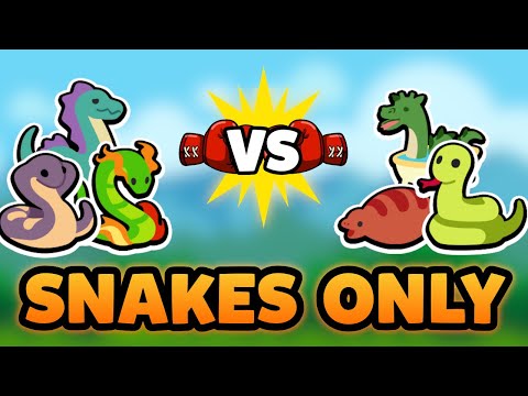 Super Auto Pets but we can only use SNAKES