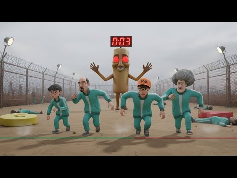 Squid Game vs Scary Teacher 3D | Run and Hide In Brainrot Final Boss Green Light Red Light Challenge